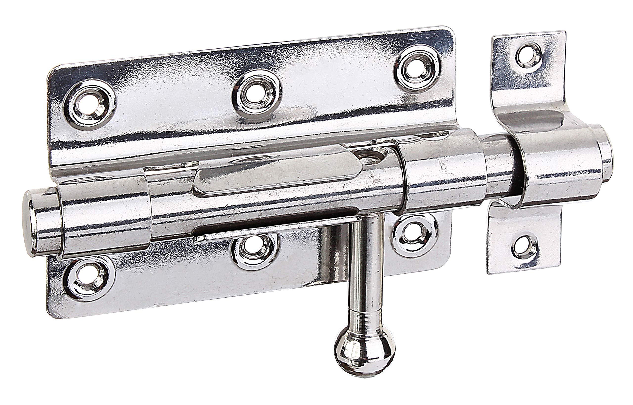 Gah Alberts Box or Fixed Round Button and Latch Door Bolt Lock, 327019