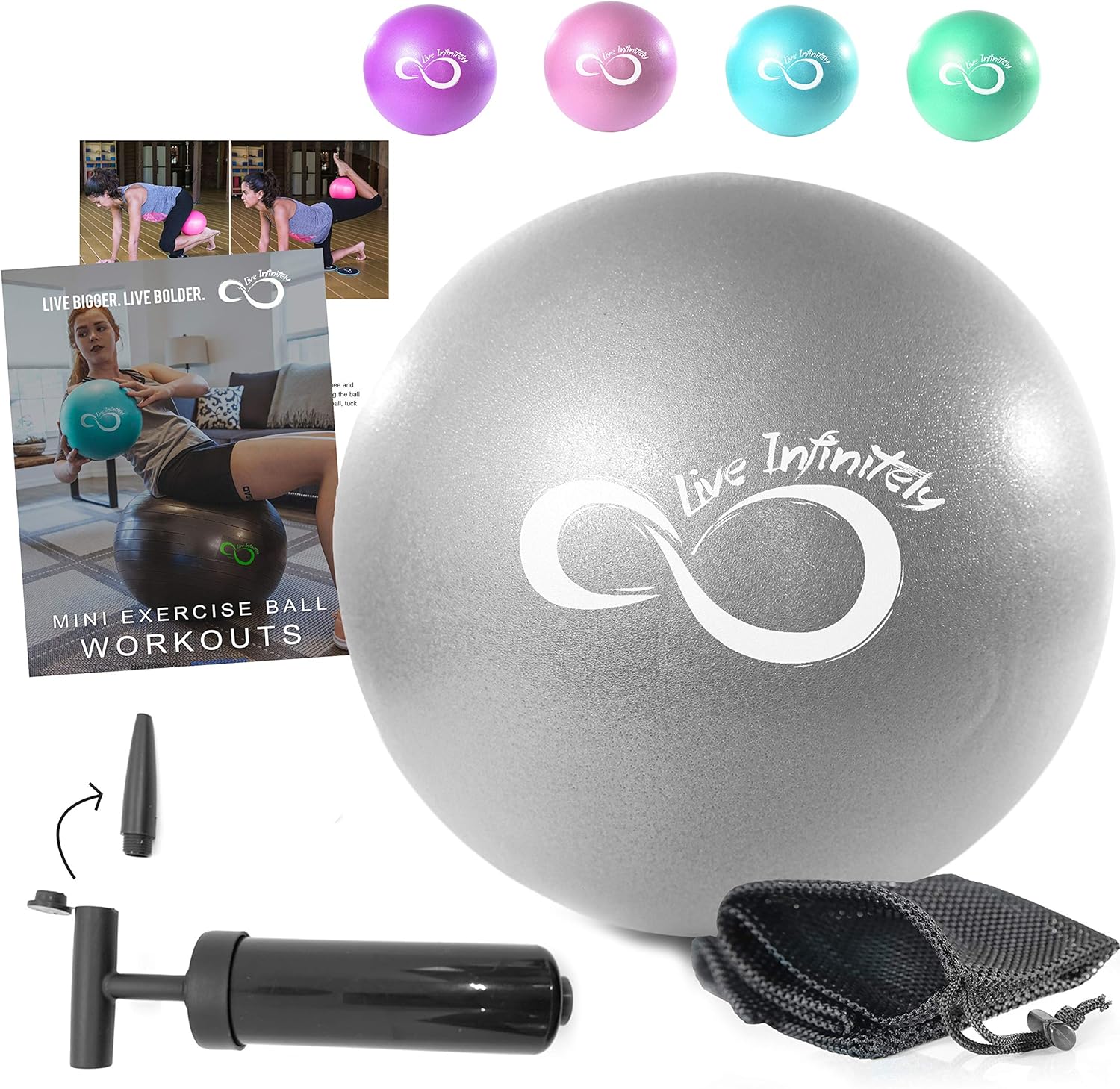 live infinitely exercise ball