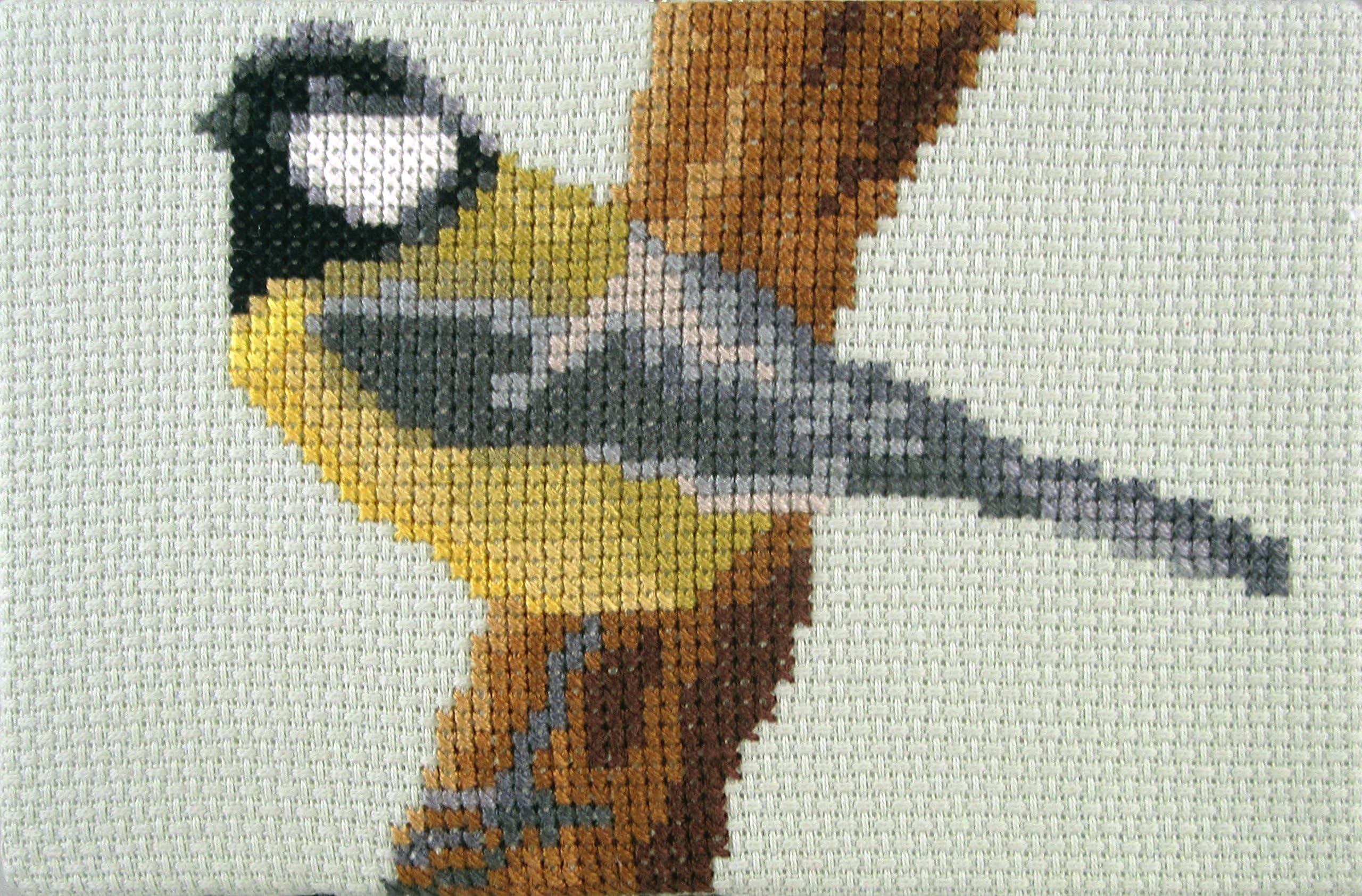Yellow & Blue Counted Cross Stitch Kit by Orcraphics