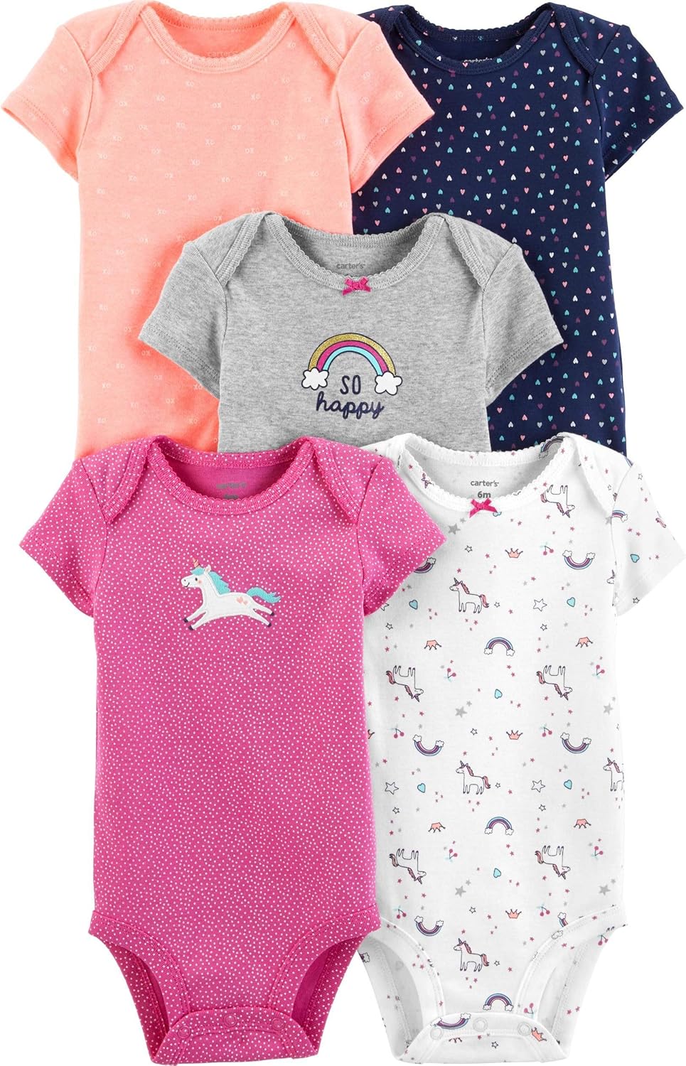 carters baby girl onesies