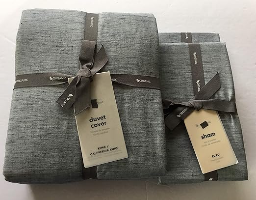 Amazon Com West Elm Heathered Sateen Duvet Cover King Two Euro