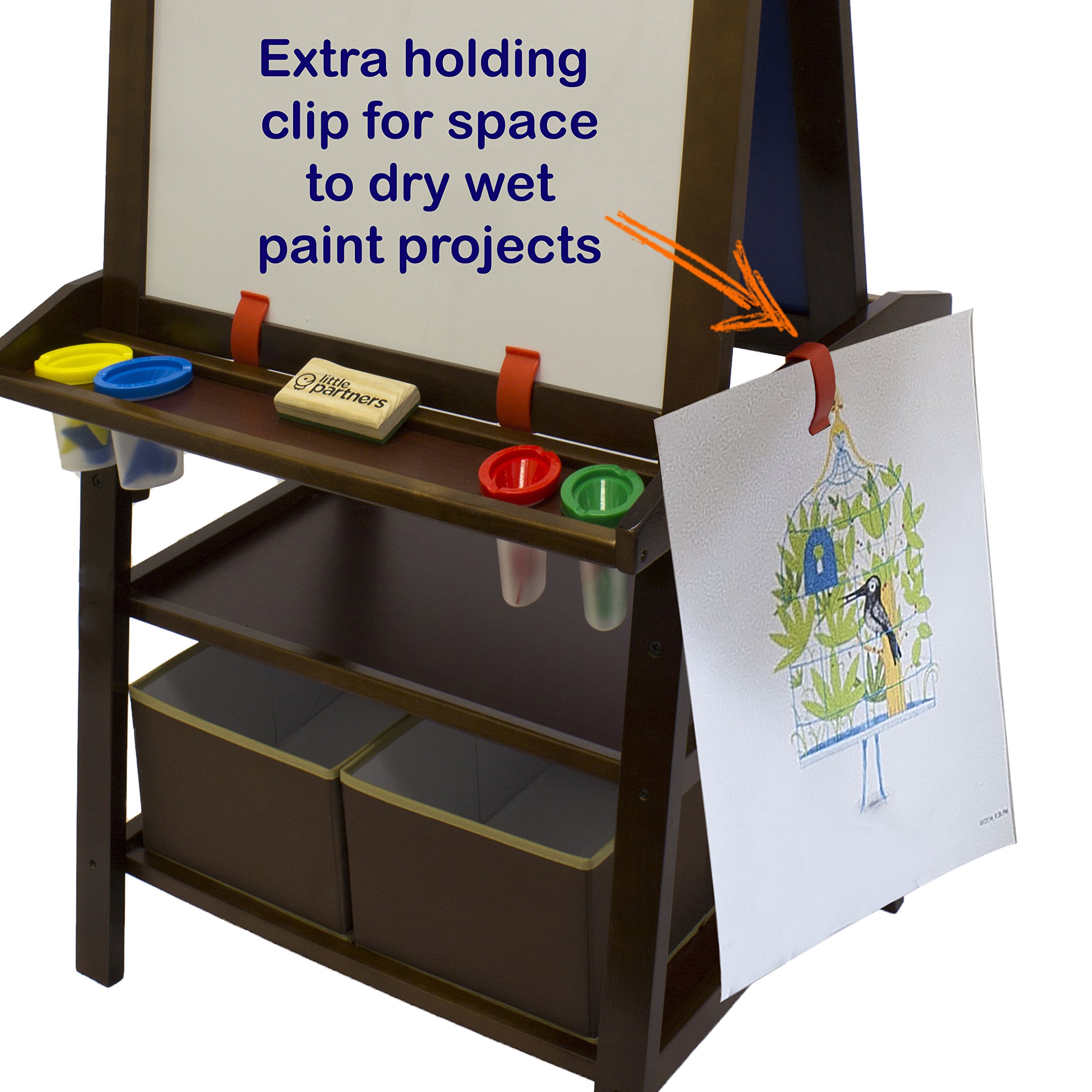 Little Partners 2Sided AFrame Art Easel with Chalk Board, Dry Erase, 680798028075 eBay