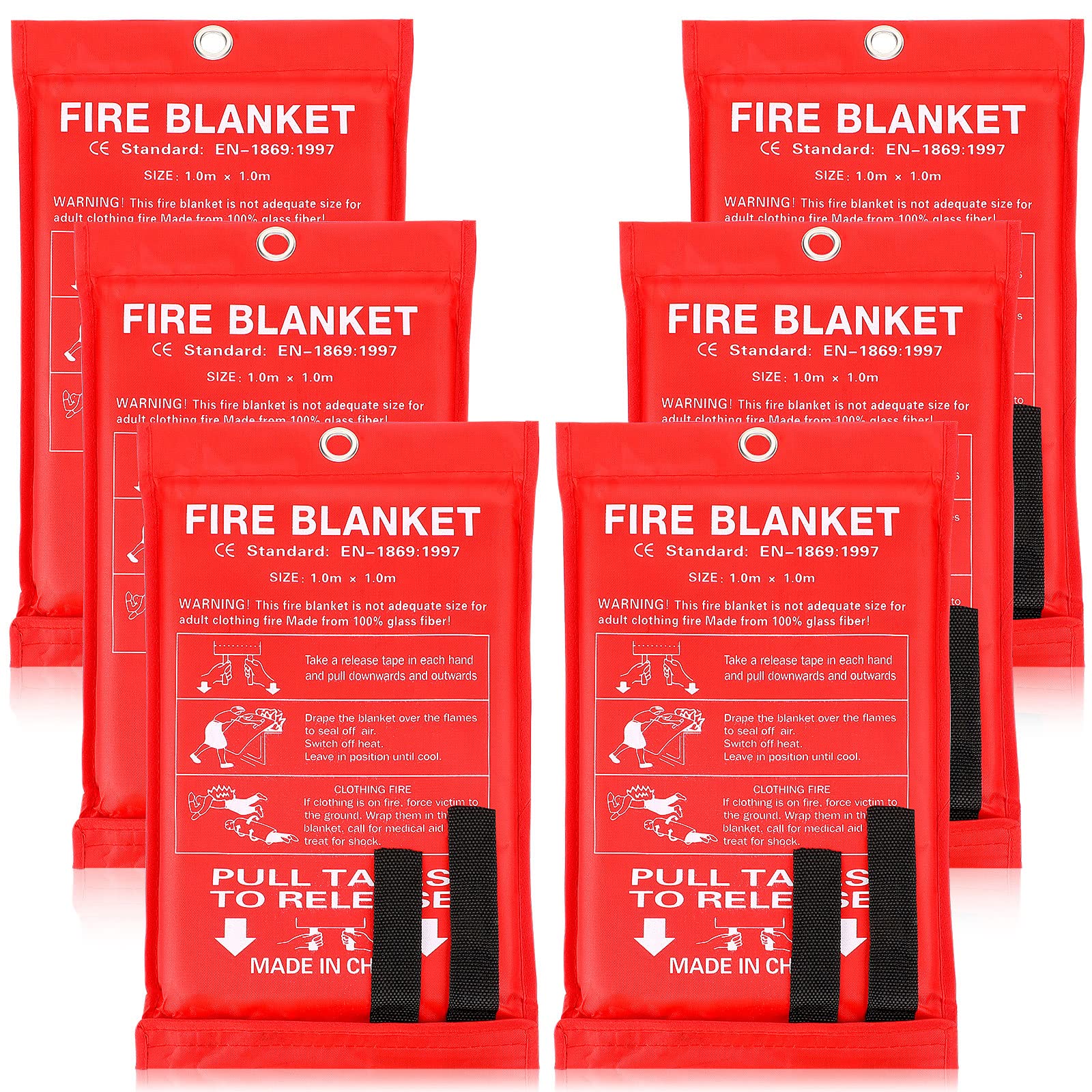 Macarrie 39” x 39” Fire Blanket Emergency Fire