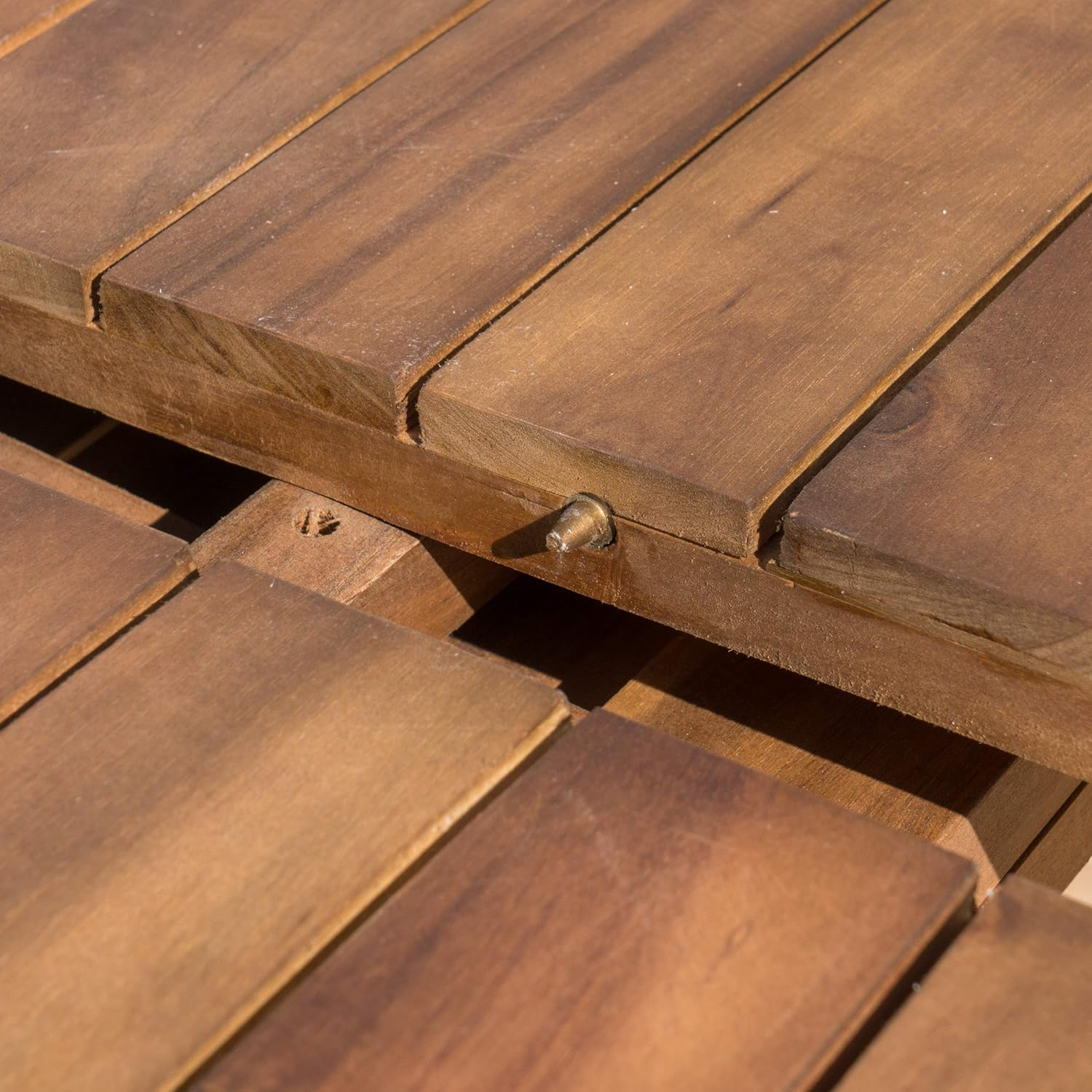 Christopher Knight Home Wilson Outdoor Expandable Acacia Wood Dining Table, Teak Finish : Garden & Outdoor