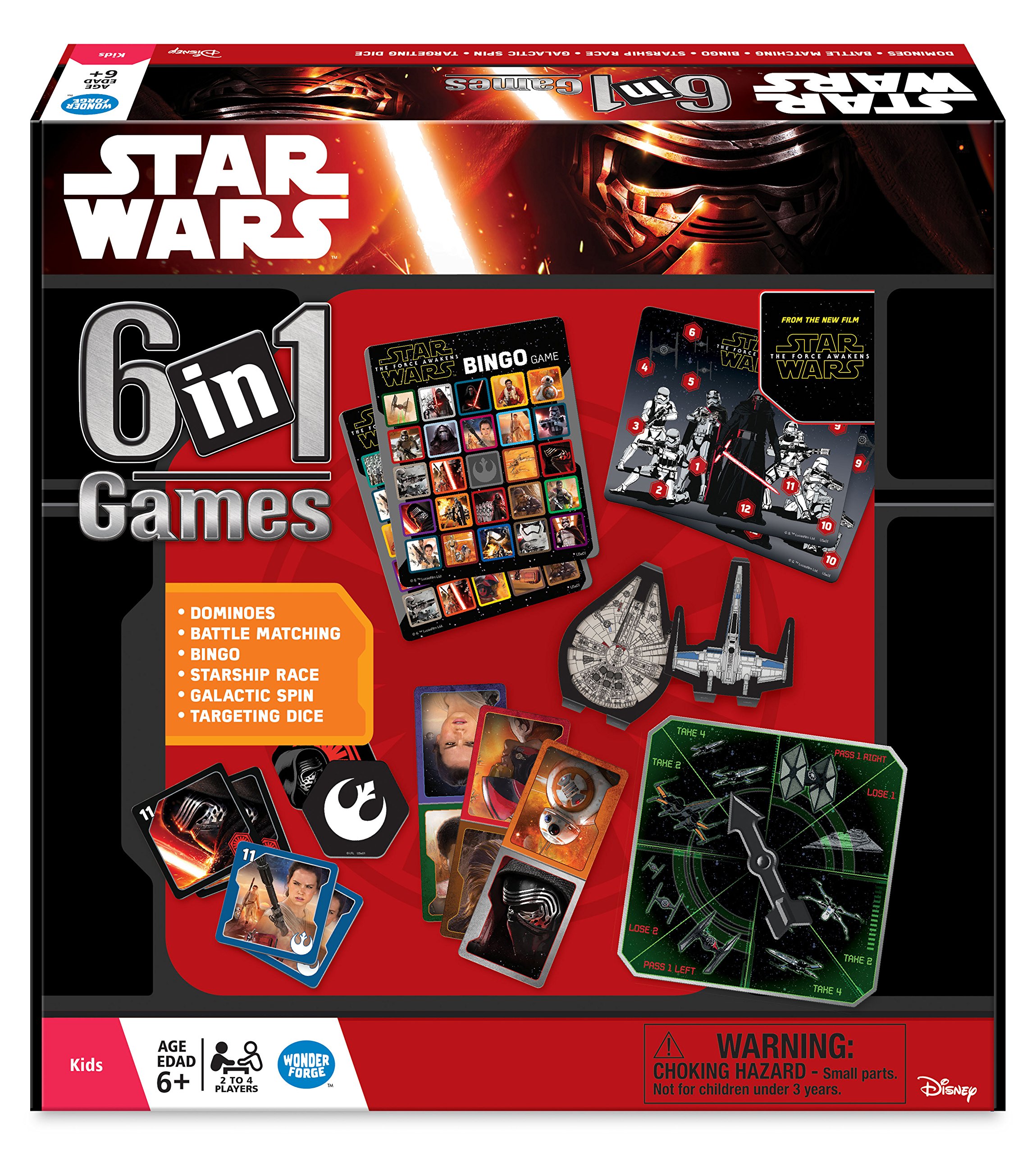 Ravensburger Star Wars Episode 7, 6 in 1 Games