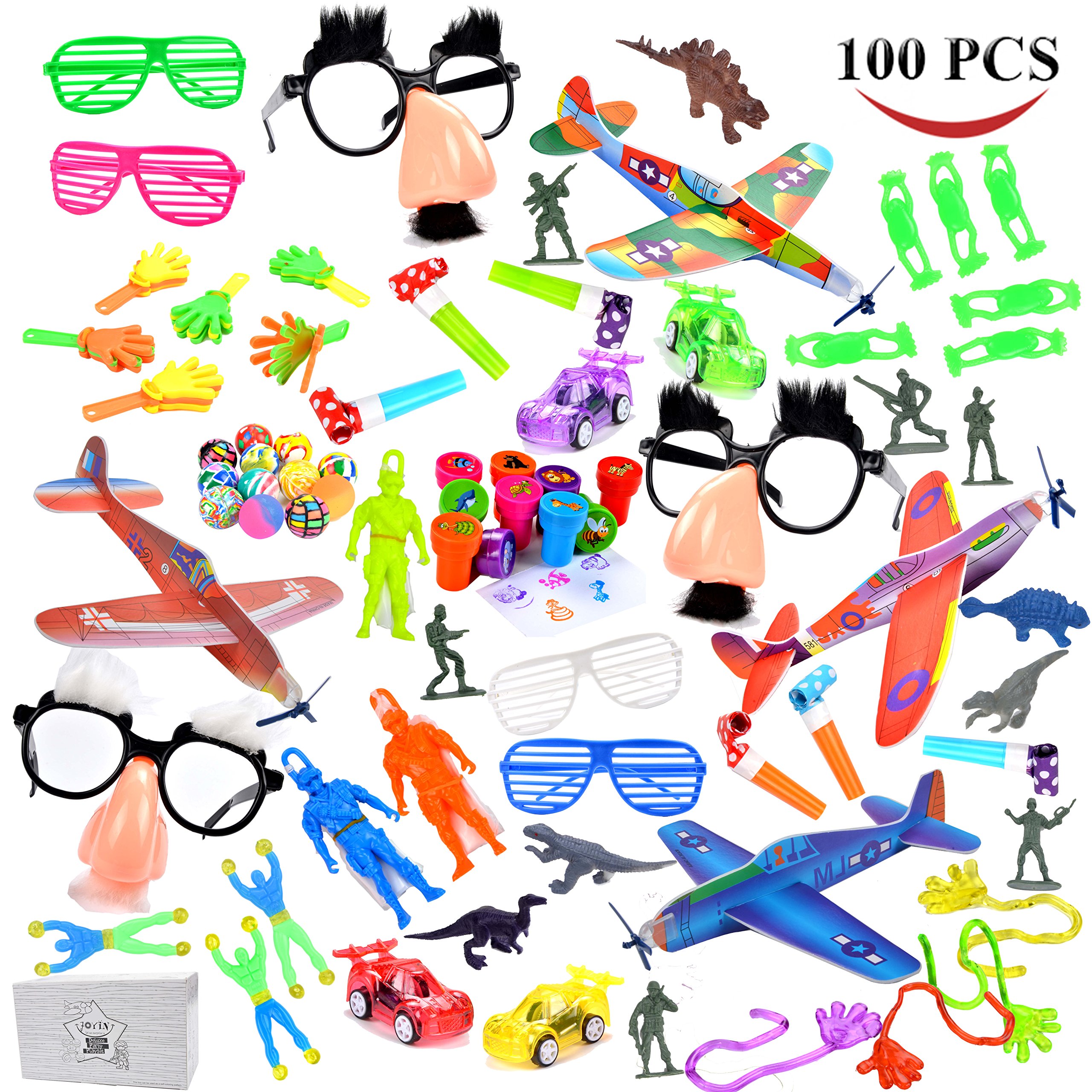 Cool Toys Over 100 Pcs Party Favor for Kids Toy Assortment Birthdays