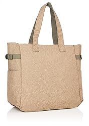 anello(アネロ) 10 Pocket Tote Bag, Beige