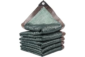 Xlimin 60% 20 X 30 FT Green Shade Cloth, Outdoor Woven Sun Shade with Grommets, Durable Breathable Netting Shading Antifreezing for Patio, Garden, DIY Home, Plants Cover, Greenhouse, Dog Kennel