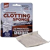 Adventure Medical Kits Advanced Clotting Sponge with Zeolite, 25g, First Aid Hemostatic Sponge, Blood Clotting Sponge, Hemostatic Dressing, Stop Bleeding Fast, Clotting Agent
