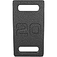 Fitvids Cast Iron Plate, Weighted Plate for Swings, Squat, Strength Training, Fitness Workout, and Home Exercises, 20-Pound