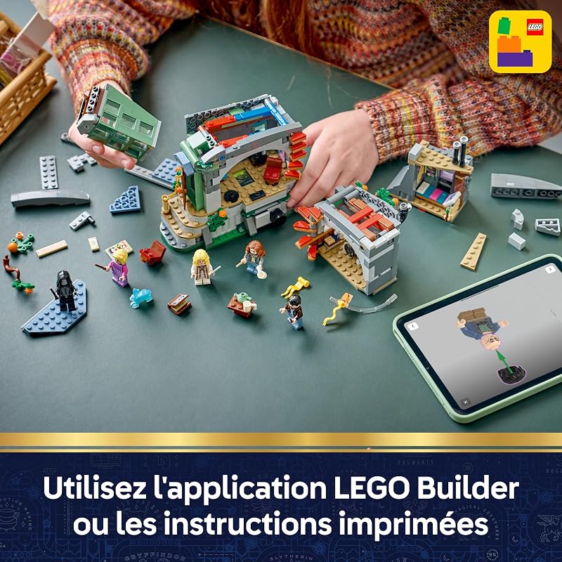 Harry Potter La Maison de Luna Lovegood - Jouet - Maquette Miniature DIY - Brique Lumineuse & 5 Minifigurines - Idée de Décoration pour Chambre - Cadeau pour Fille, Garçon & Fans dès 10 ans 76467 — photo 7 sur 8