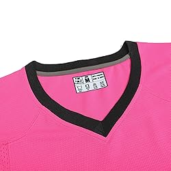 Pullonsy Blank Pink Football Jerseys for Men Women