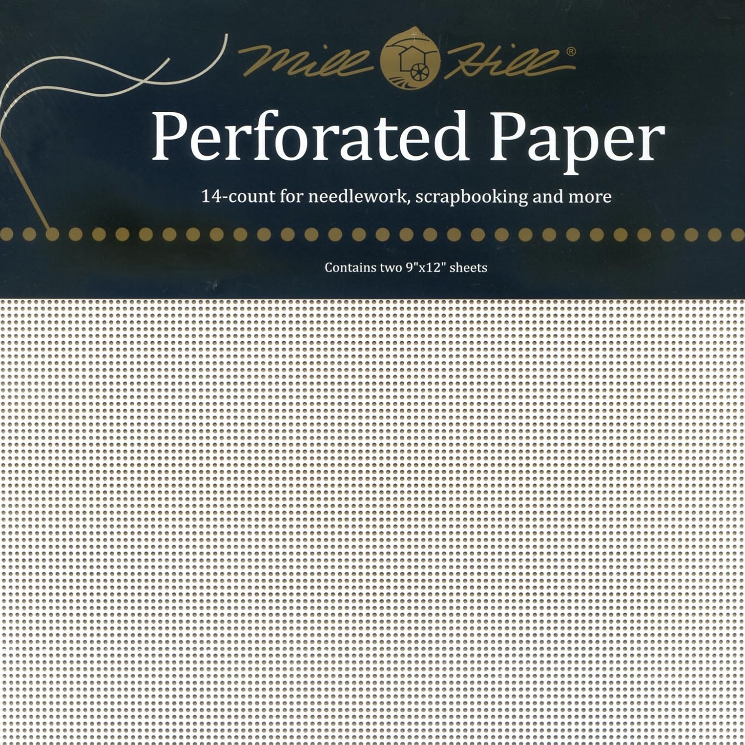 Mill Hill Perforated Paper 14 Count 9"X12" 2/PkgWhite Amazon.co.uk
