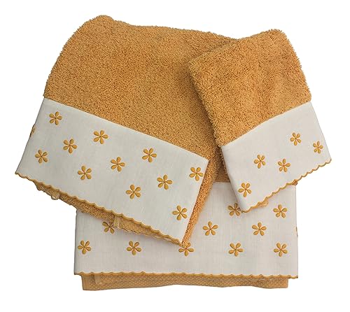 Toalla de baño de algodón turco con bordado Madeira hecho a mano: Amazon.es: Handmade