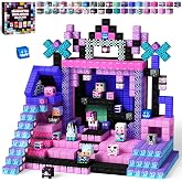 GobiDex 200PCS Magnetic Building Blocks Band Stage with Figures for Girl 3+ | Birthday Gift, STEM Sensory, Creative Play, Compatible, 0.8-inch, Safe &amp; Durable, With Storage Box, 200PCS, Classroom Fun