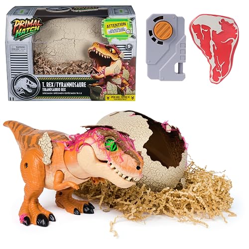 Kidoy Primal Hatch Jurassic World Interactive Toy Dinosaur & Egg, Hatch ...