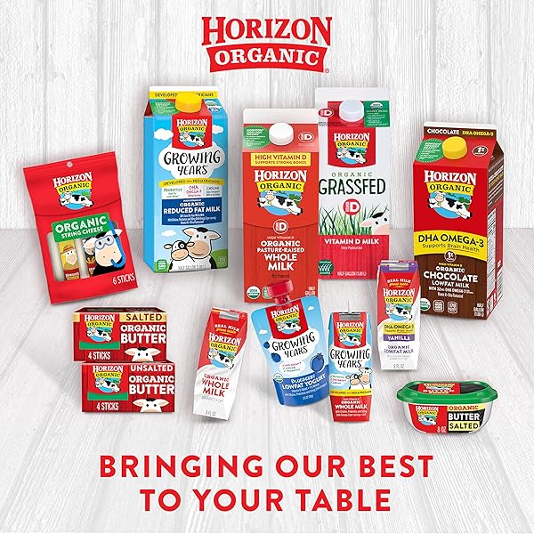 HORIZON ORGANIC SHELF STABLE 1% LOWFAT STRAWBERRY MILK BOXES, PACK OF 6 – 8G PROTEIN PER SERVING