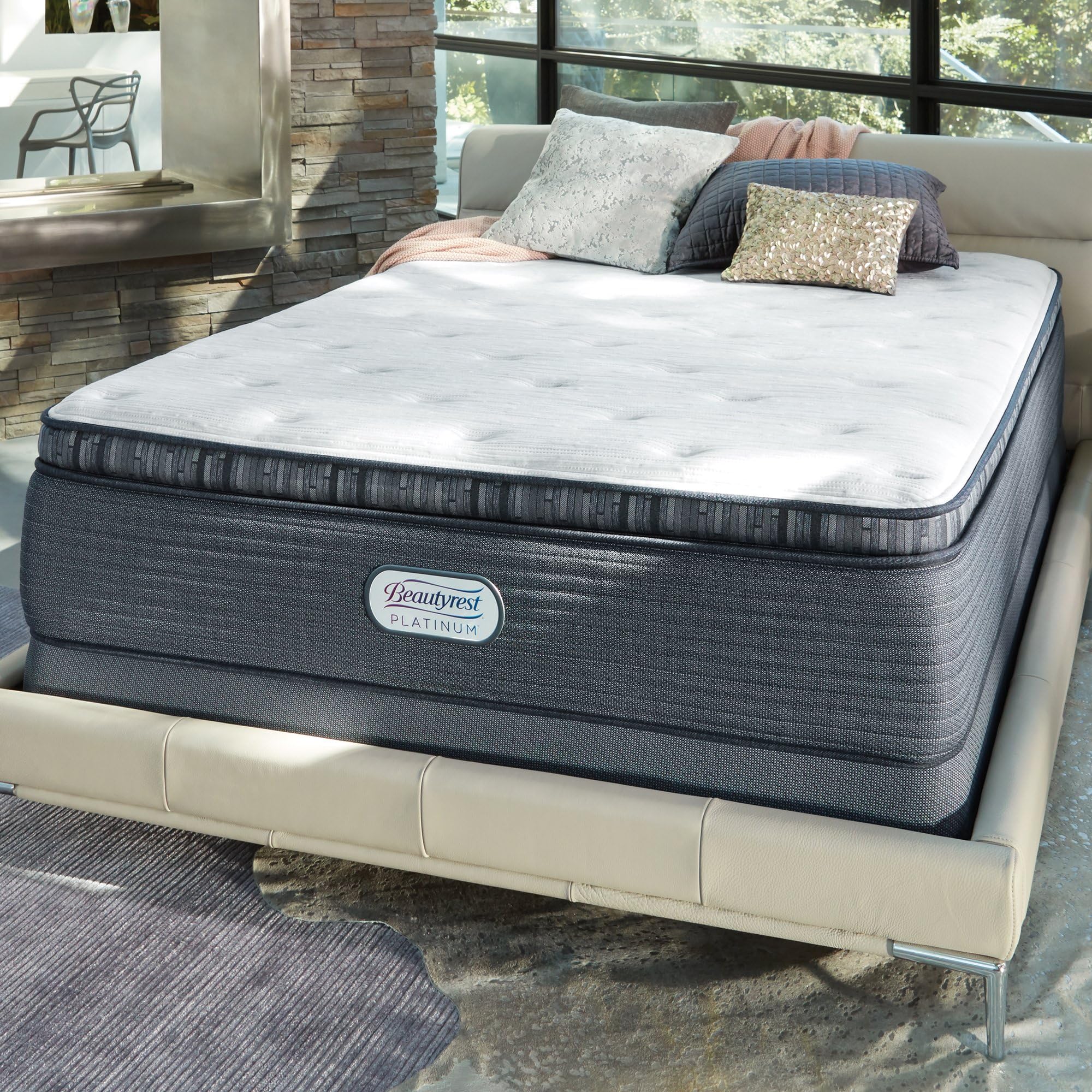 Beautyrest 15" Spring Grove Plush PillowTop Mattres Mattress, Queen