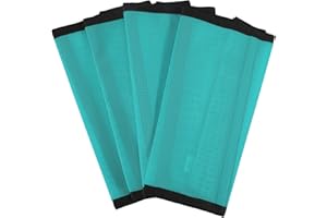 TrustBreech-Made in USA Mesh Fly Boots for Horse Breathable Plastic Mesh Horse Leggins (Green, Large)