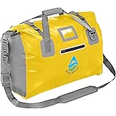Skog Å Kust Duffelsak Heavy Duty Waterproof Duffel - Gear Bag for Sports, Travel, & More - 40L Yellow