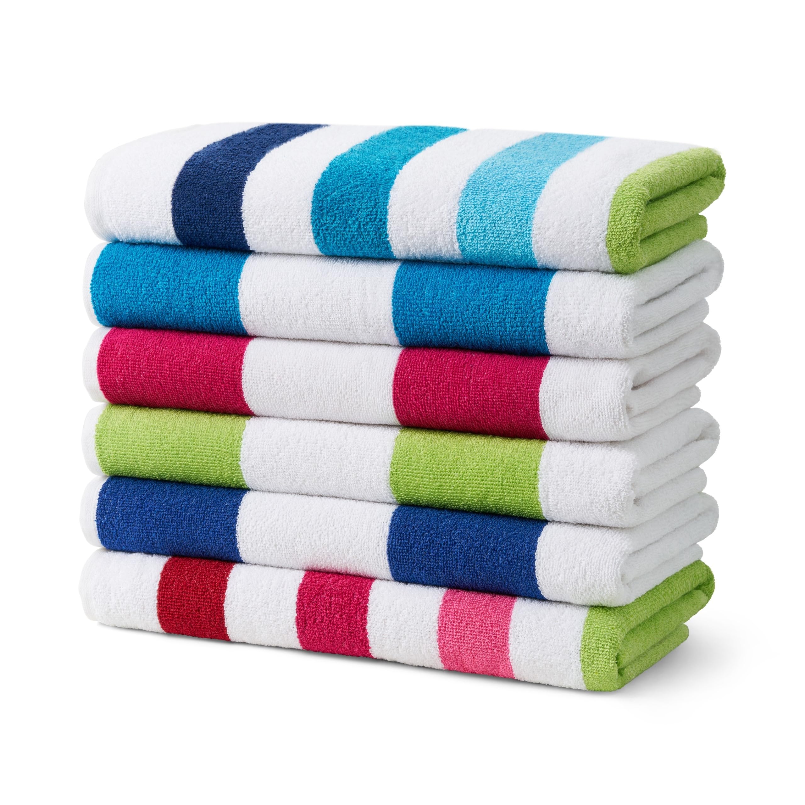 Most Proven: Ben Kaufman 6 Pack Cabana Stripe Towels