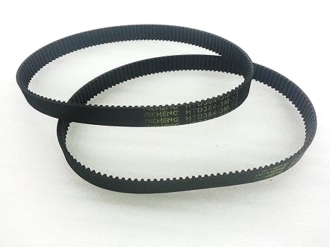 Orange importen cha24 2 x Kinder Elektro Scooter Antriebsriemen hinten Full Rad Reifen HTD 384–3 12, Set von 2