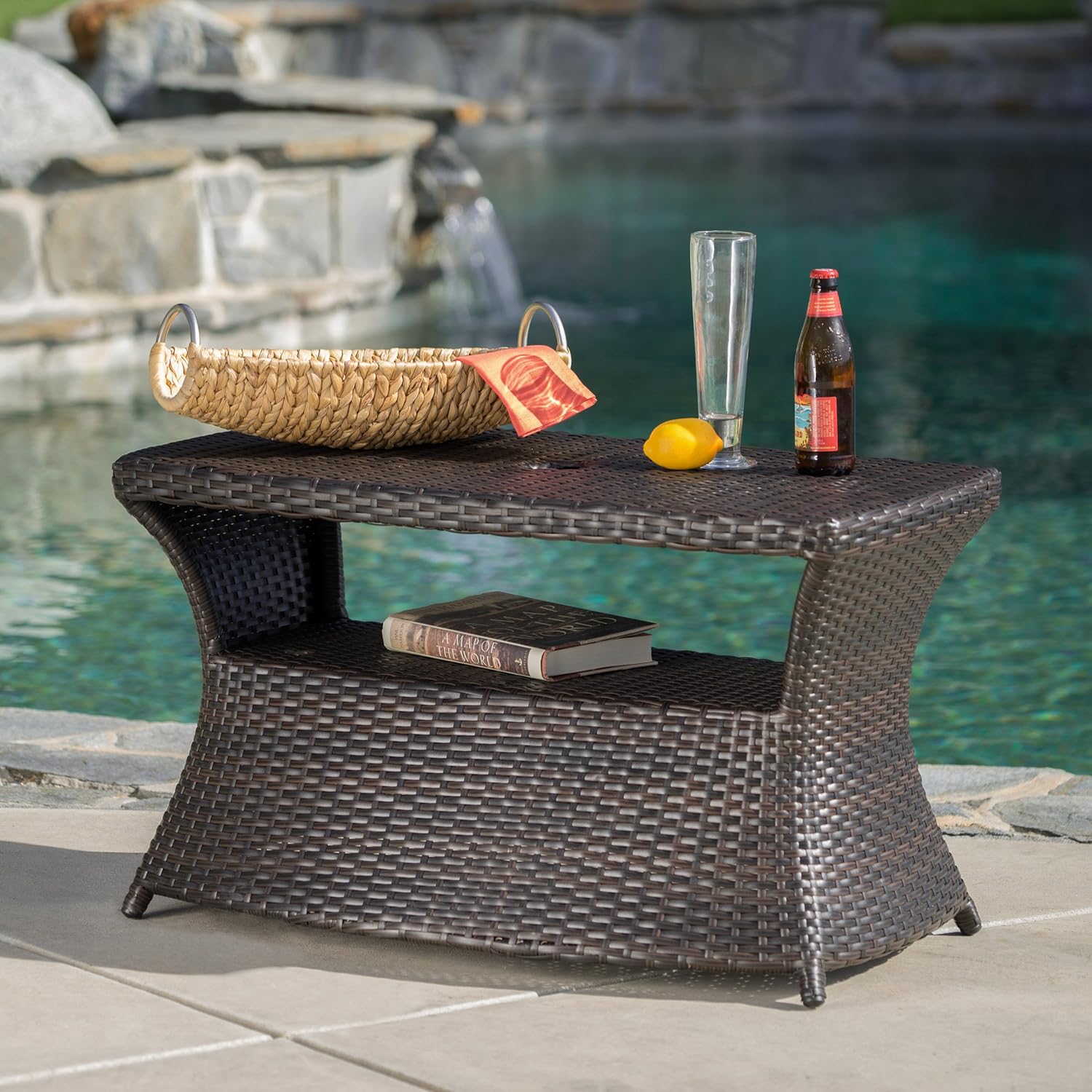 Best umbrella side table outdoor