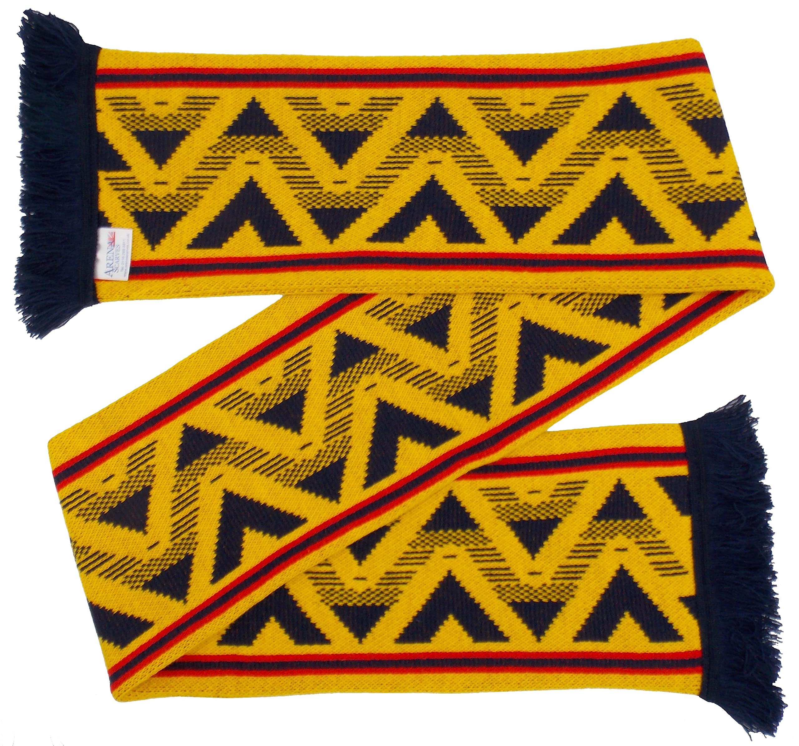 Arena Scarves Arsenal Supporters Bruised Banana Scarf