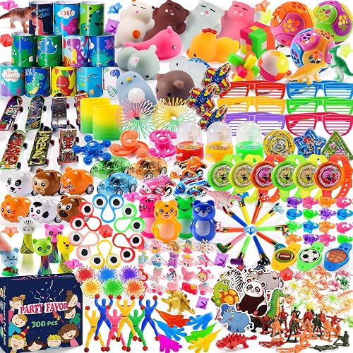 300 PCS Party Favor for Kids Goodie Bags Stuffers, Prize Box Toys for ...