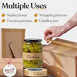 Koju Kraft Paper Packing Tape 24mm x 50m 6 Pack Eco Friendly Recyclable view 7