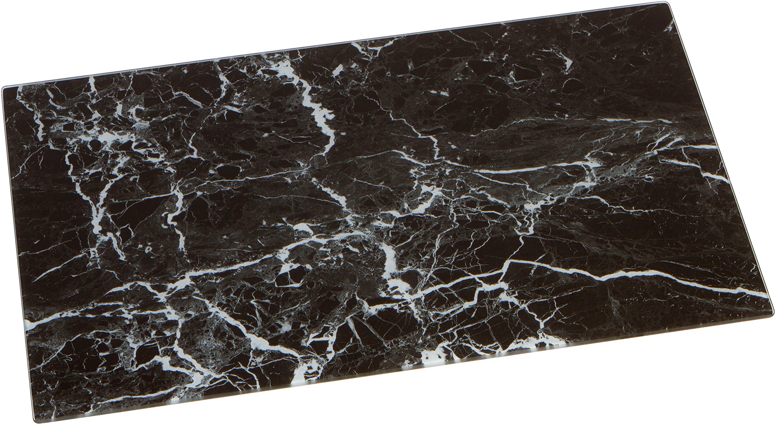 20 3/8" Tempered Glass Stove Burner Cover Cutting Board by Trademark