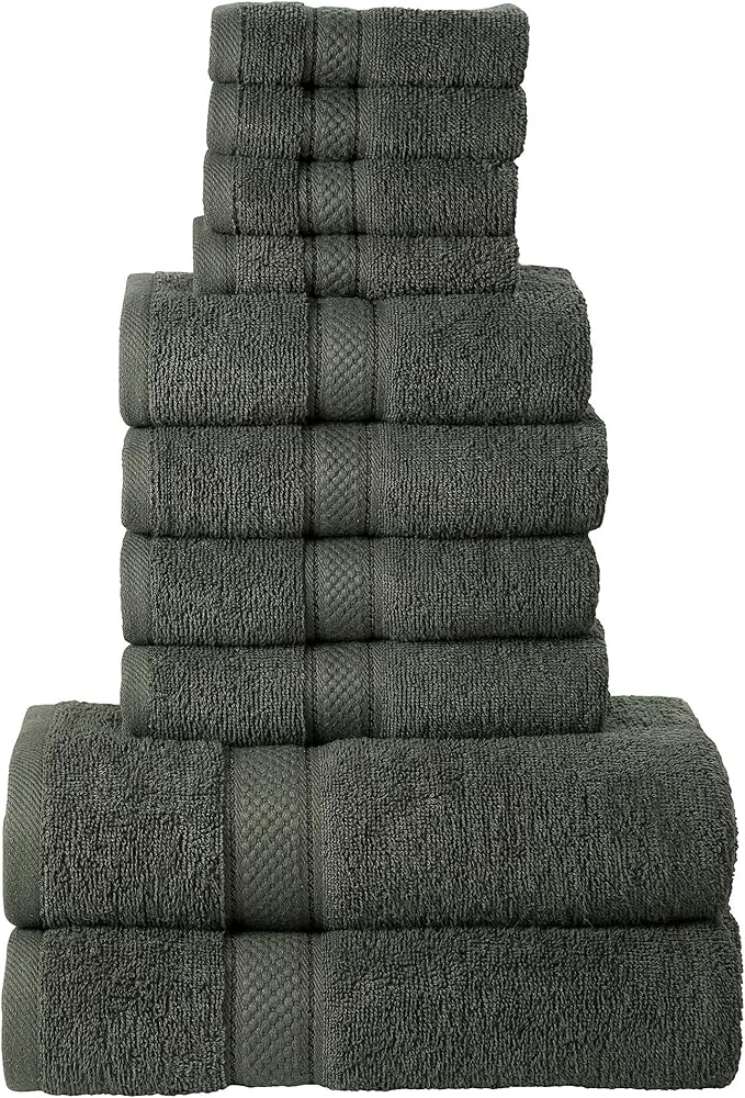 Todd Linens 10Piece Bath Towels Bale 500 GSM QuickDry 100 Cotton
