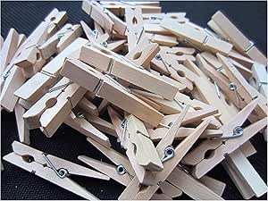 Pinzas para colgar Clips Clothespins de madera natural photos-lebeila
