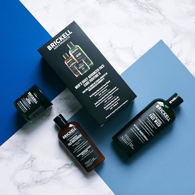 brickell men's daily advanced face care routine i