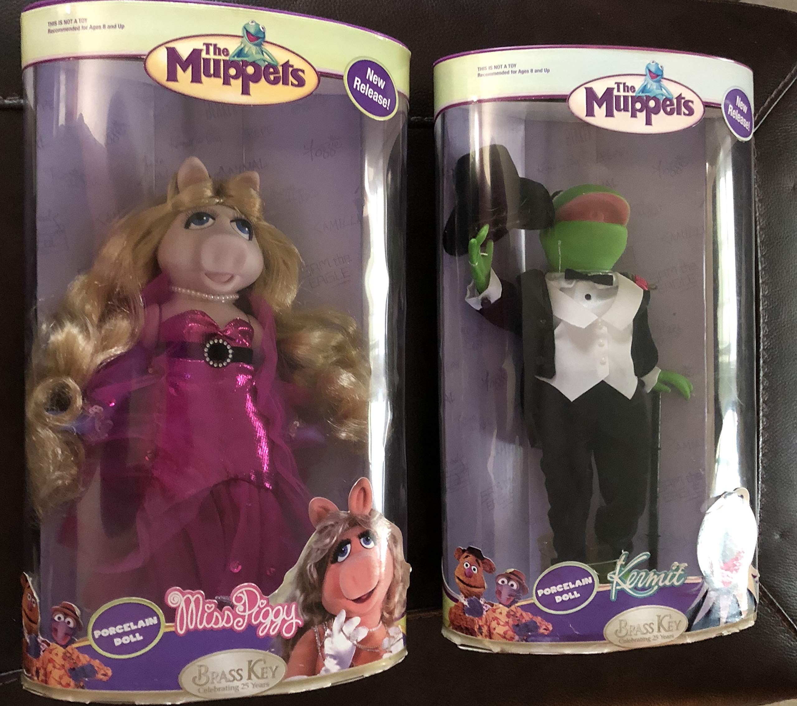 kermit and miss piggy dolls