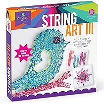 Amazon Com Craft Tastic Diy String Art Craft Kit For Kids Everything Included For 3 Fun Arts Crafts Projects Bird Series Everything Else