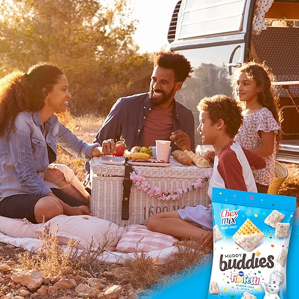 CHEX MIX MUDDY BUDDIES FUNFETTI SNACK MIX, 9 OZ