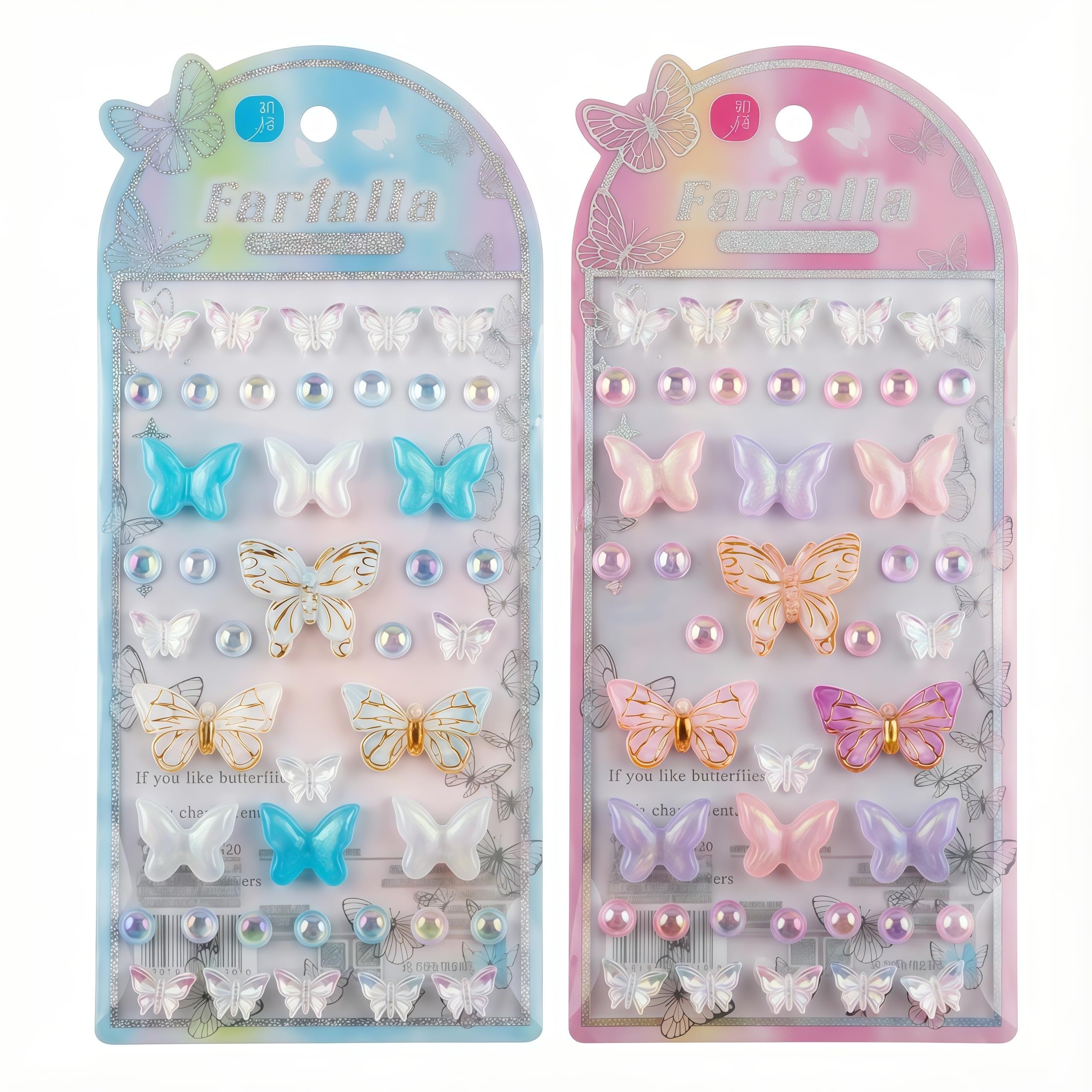 Photo 1 of ?2 Sheet?Wife Curated Picks 3D Cute Stickers Cartoon Butterfly Flowers Puff Stickers Kawaii Mini Puffy 3D Reusable Puffy for Scrapbooks Planner Journals Laptops Phone Case Decoration (Full of Energy)