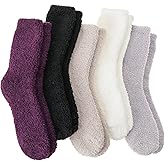 Fuzzy Socks Fluffy Thick Warm Winter Soft Cozy Plush Sleep Home Fleece Cabin Soft House Socks for Women Men