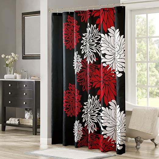 Amazon Com Comfort Spaces Enya Bathroom Shower Floral Printed