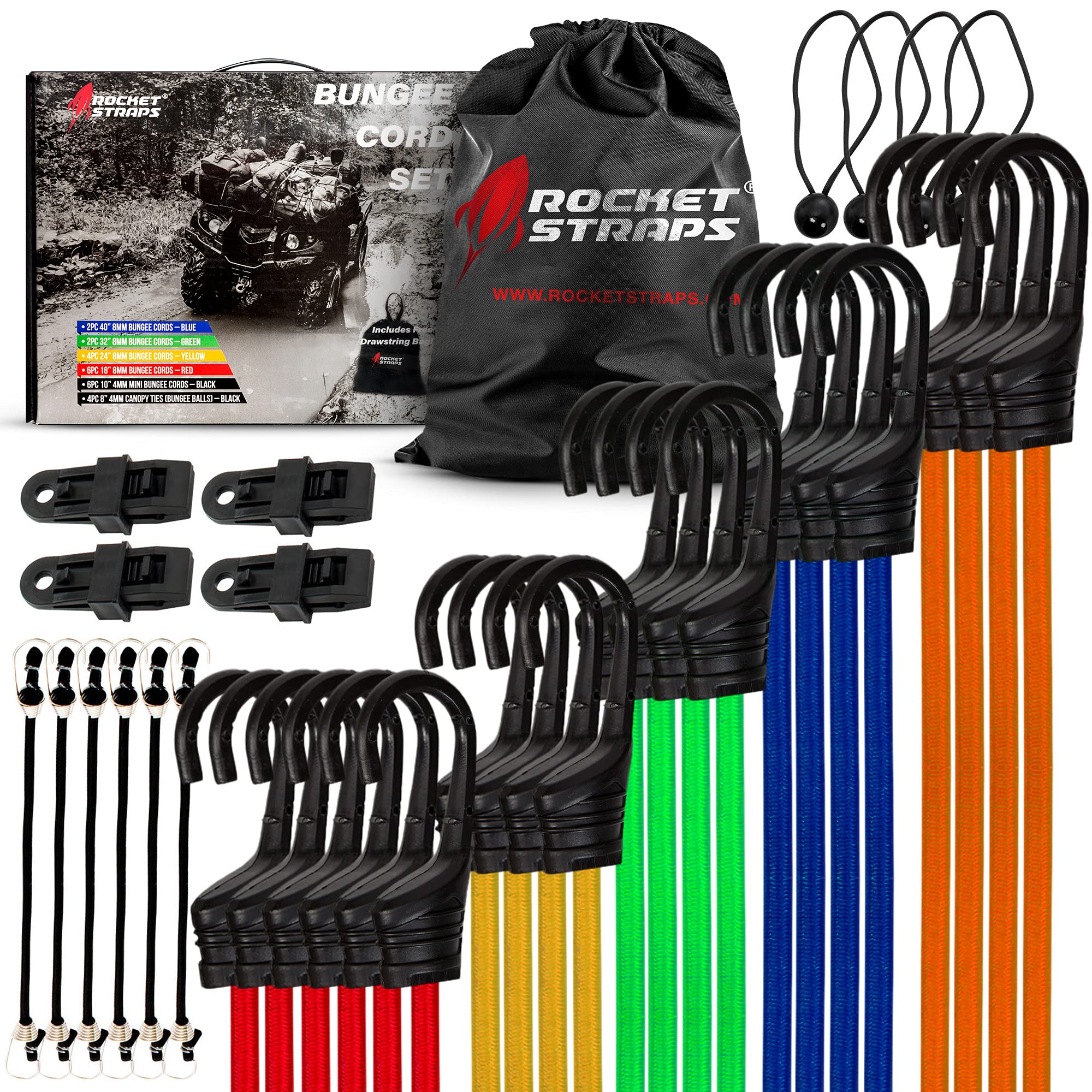 Rocket Straps - Ultimate Outdoor Bungee Cord