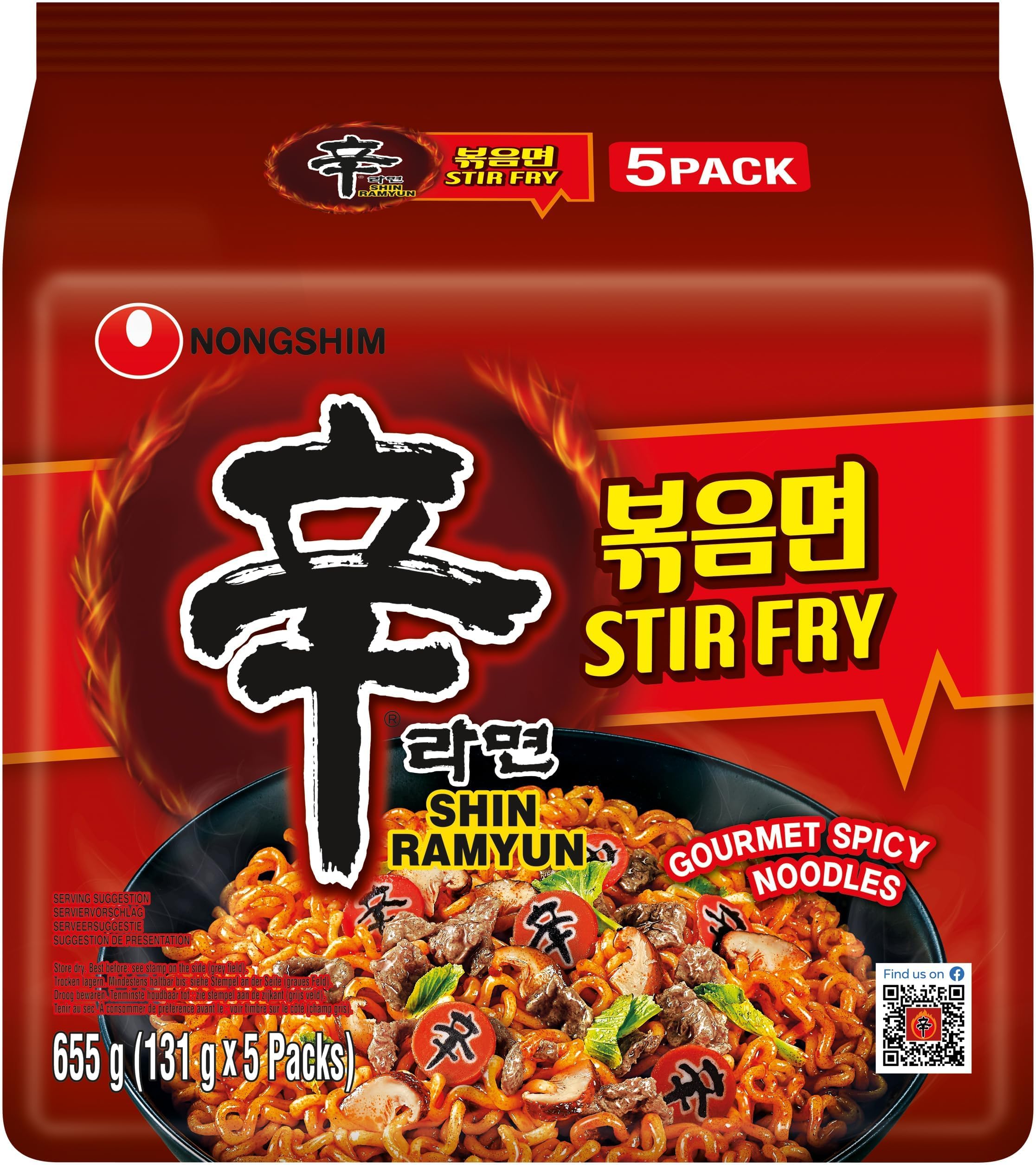 NONGSHIM - Instant Nudeln Shin Stir - Fry Ramyun - (5 X 131 GR)