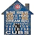 Fan Creations MLB Chicago Cubs Unisex Chicago Cubs House Sign, Team Color,Plastic, 12 inch