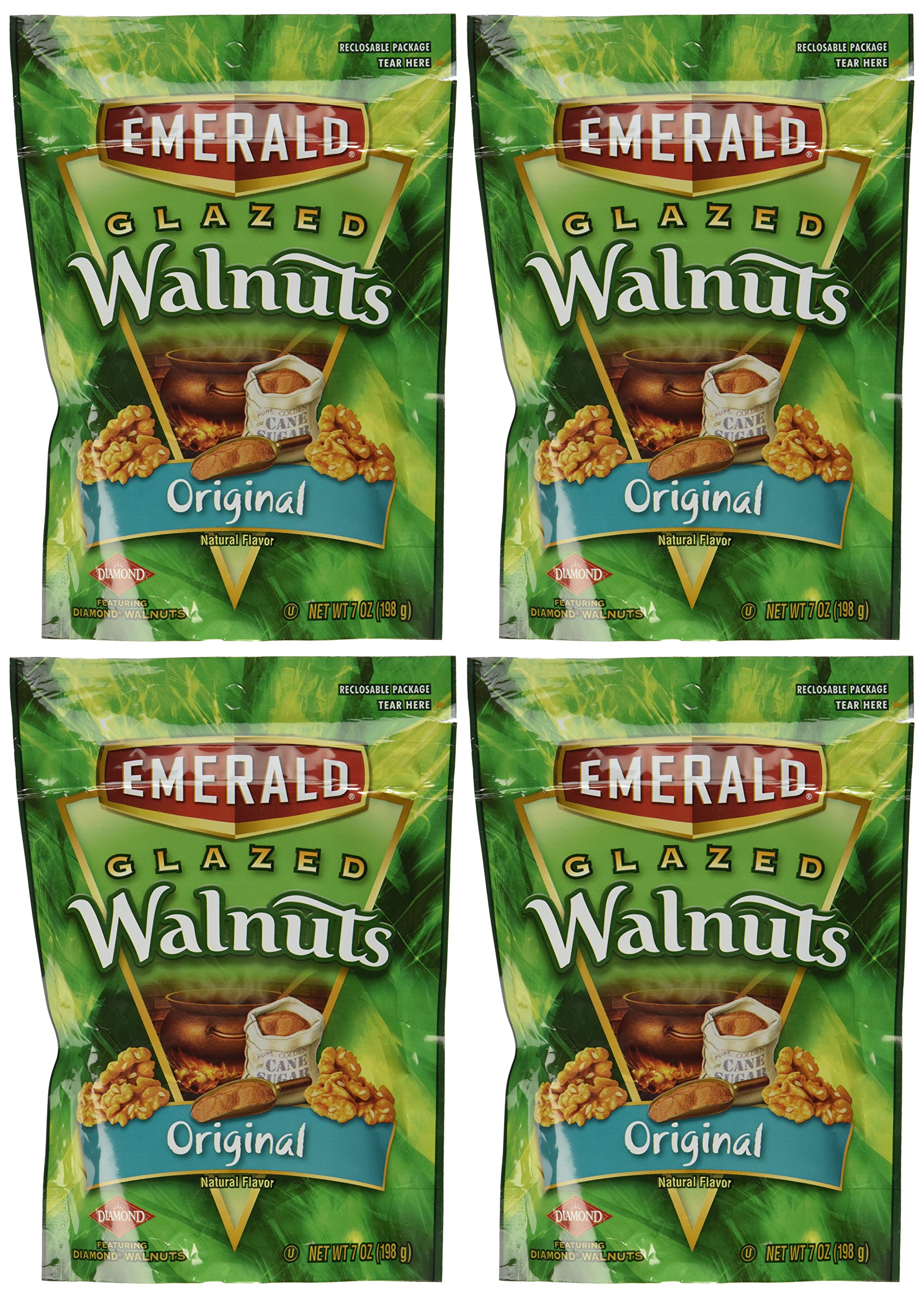 Emerald Glazed Pecans, Non GMO Verified, 5 oz (Pack of 4