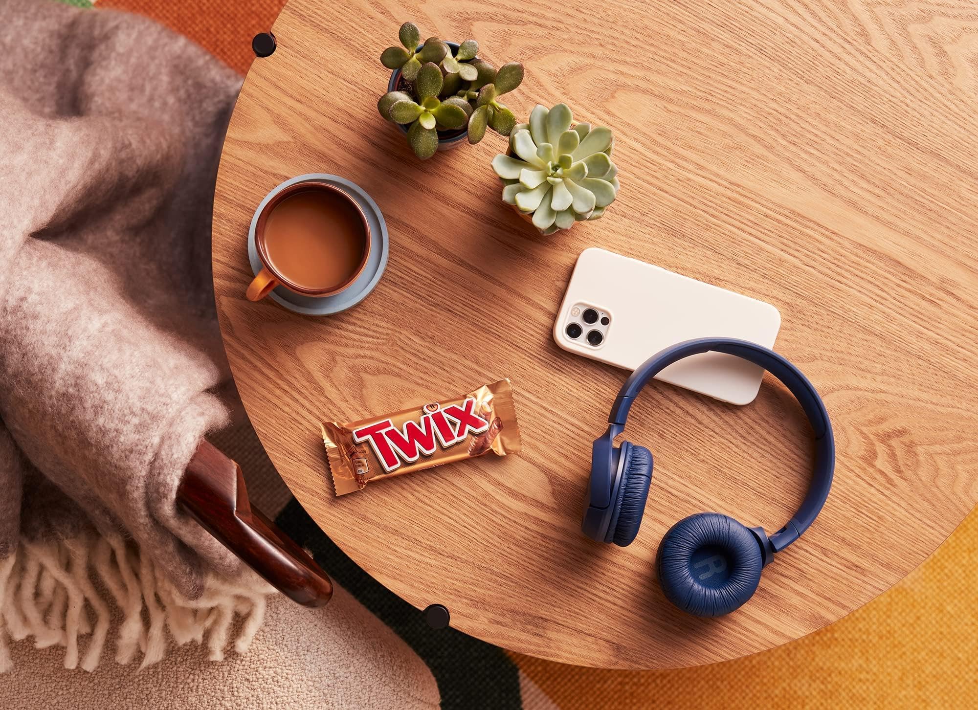Twix Milchschokoladenriegel mit Keks und Karamell, Schokolade, 32 Snack-Riegel à 50g 5