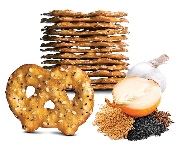 SNACK FACTORY PRETZEL CRISPS, EVERYTHING, 7.2 OUNCE