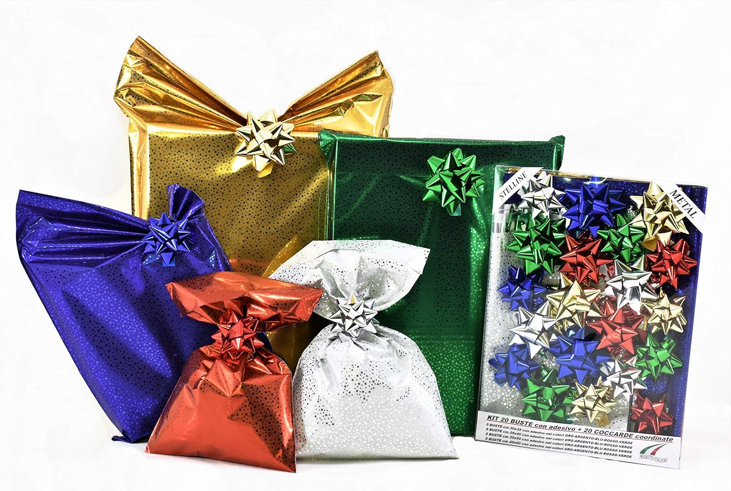 Gift Box Set PPL Bag Kit, Assorted Colours - Image 3
