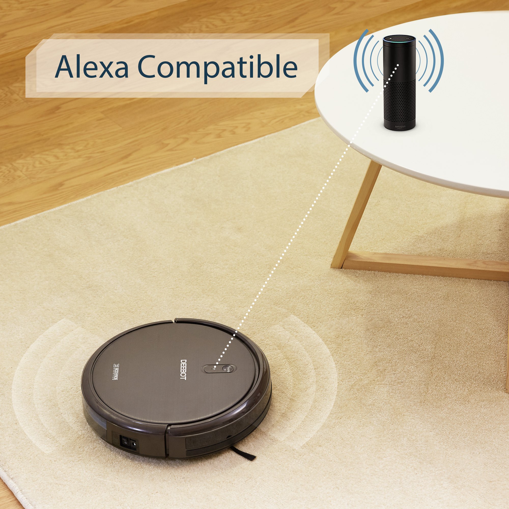 ECOVACS DEEBOT N79S Robot Vacuum Cleaner with Max Power Suction, Alexa Connectivity, App Controls, Self-Charging for Hard Surface Floors & Thin Carpets - Image 4