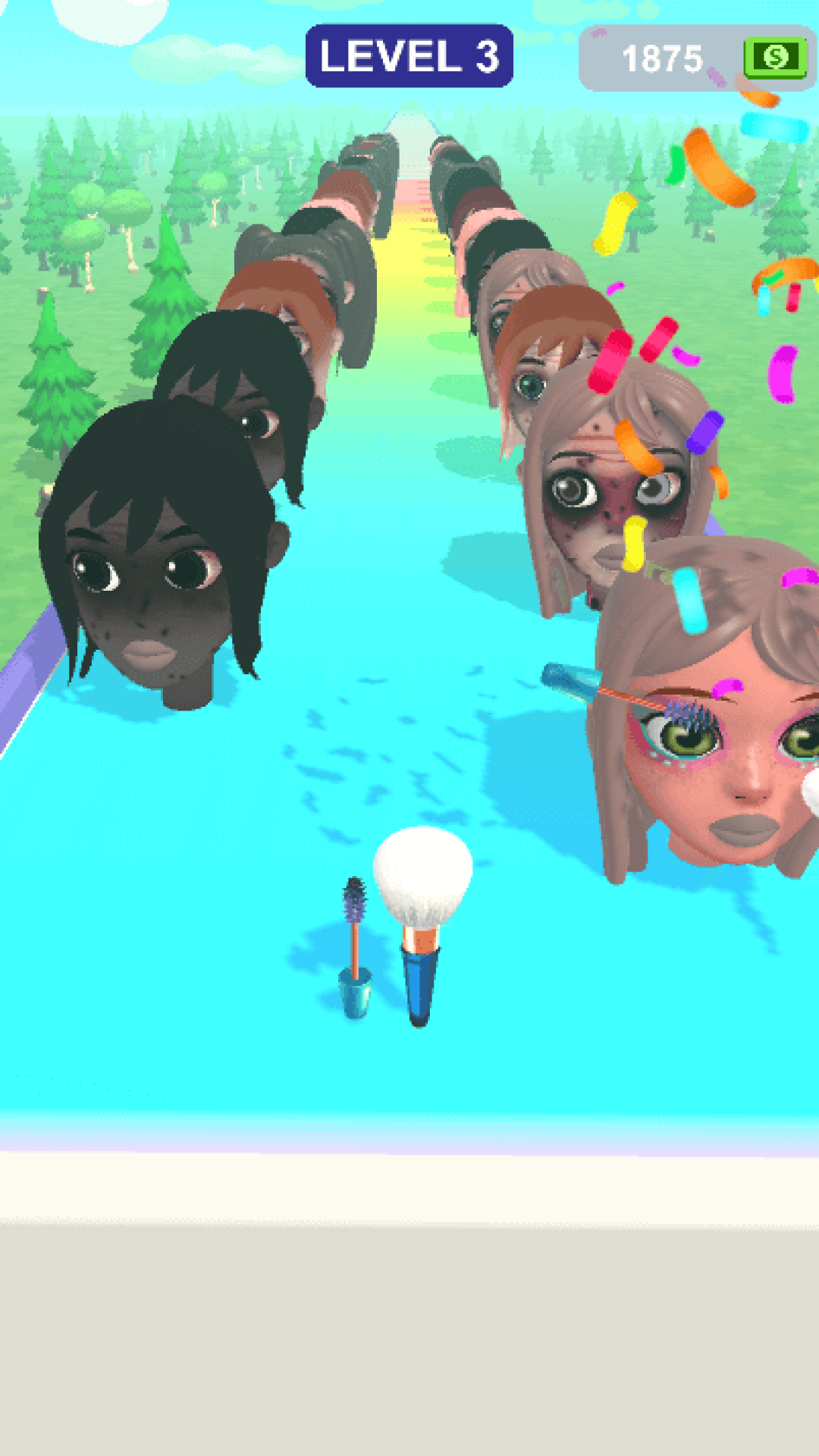 Makeup Stack Run Makeup Games Makeover Stack Games Makeup Lipstick Stack Makeup Brush