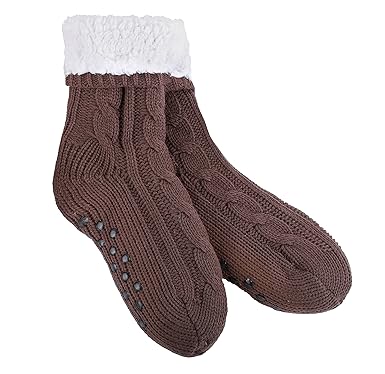 Wen5IVE | WINTERSOCKEN HÜTTENSOCKEN WOLLSOCKEN KUSCHELSOCKEN | 35-44 mit ABS-Sohle und Innenfutter | Haussocken Norweger | So